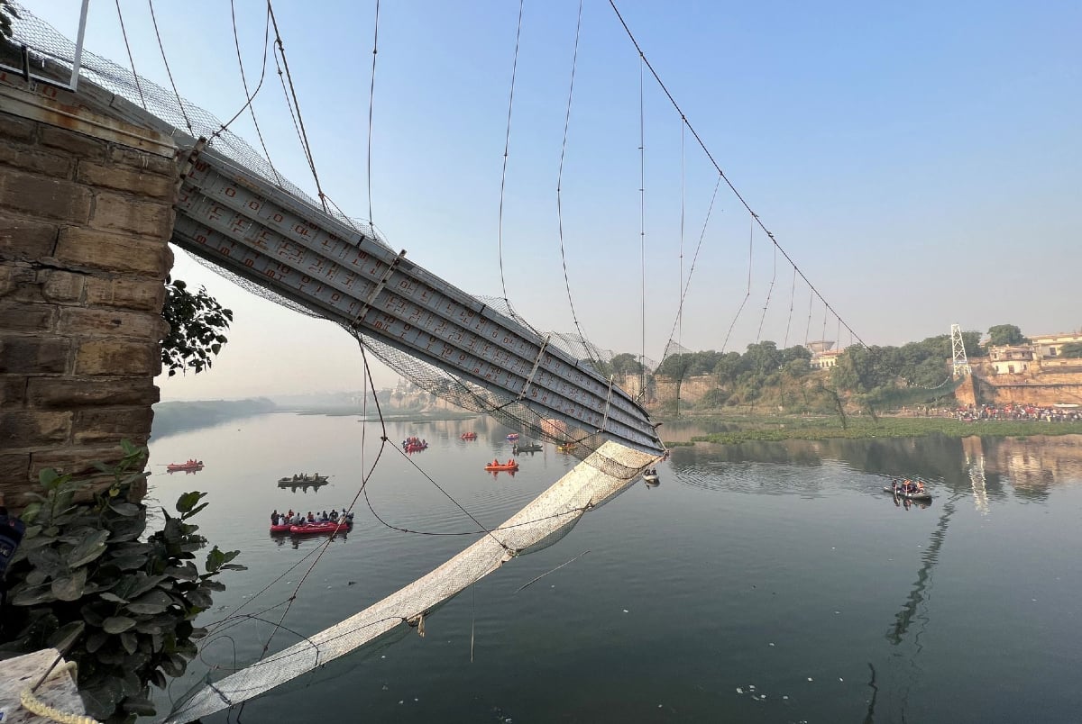 22 out of 49 cables of Morbi bridge broke before collapse, SIT report reveals