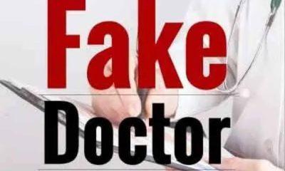 A bogus doctor was caught treating people without a degree in Bhavnagar's Jamnakund area