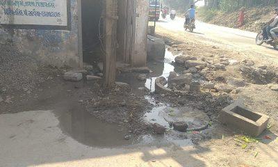 sewage-water-overflowing-near-matileshwar-temple-in-sihore-caused-great-distress-to-the-citizens