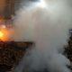 A fire broke out in an iron scrap at KB Ispat near Ghangli, Sihore - Fire Department at the scene
