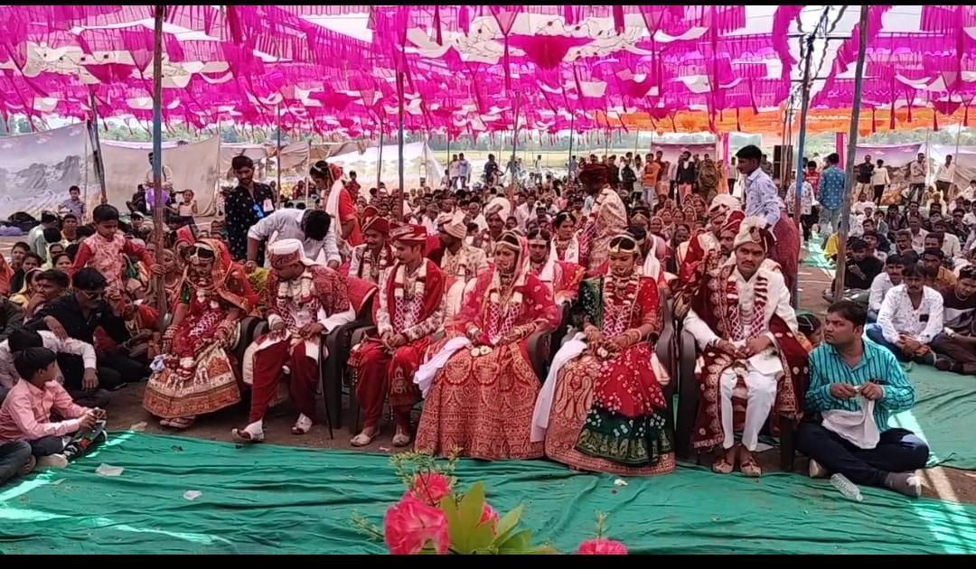 jai-velnath-group-and-samast-chuwaliya-koli-thakor-samaj-group-marriage-committee-organized-group-weddings-at-jessar