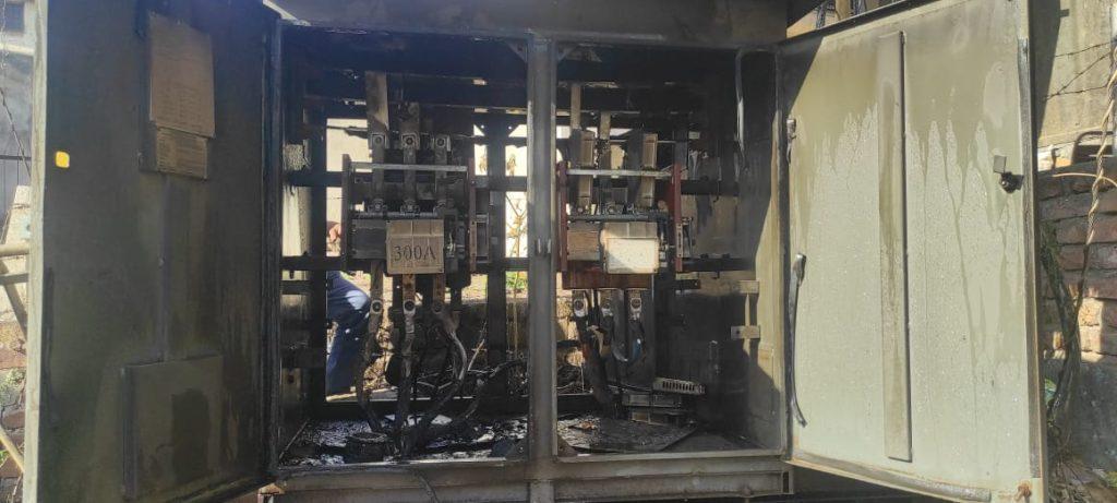 A fire broke out near Dedarji's well in Sihore Kansara Bazar