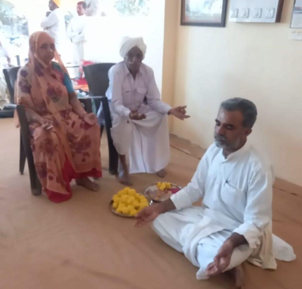 Preservation of Culture: Mother Pujan Program held at Hariom Old Age Home at Nesda Village, Sihore