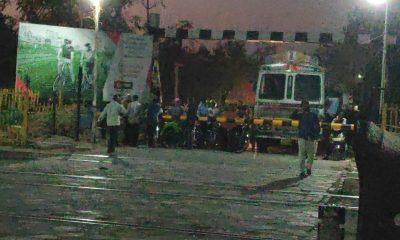 due-to-technical-fault-in-sihore-ahmedabad-road-gate-did-not-open-traffic-jaam