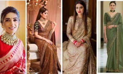 Looking for the perfect saree look for a wedding party, take inspiration from these Bhojpuri actresses