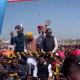 Punjab Chief Minister Bhagwant Mann blessed the newlyweds at an all-caste mass wedding in Bhavnagar.