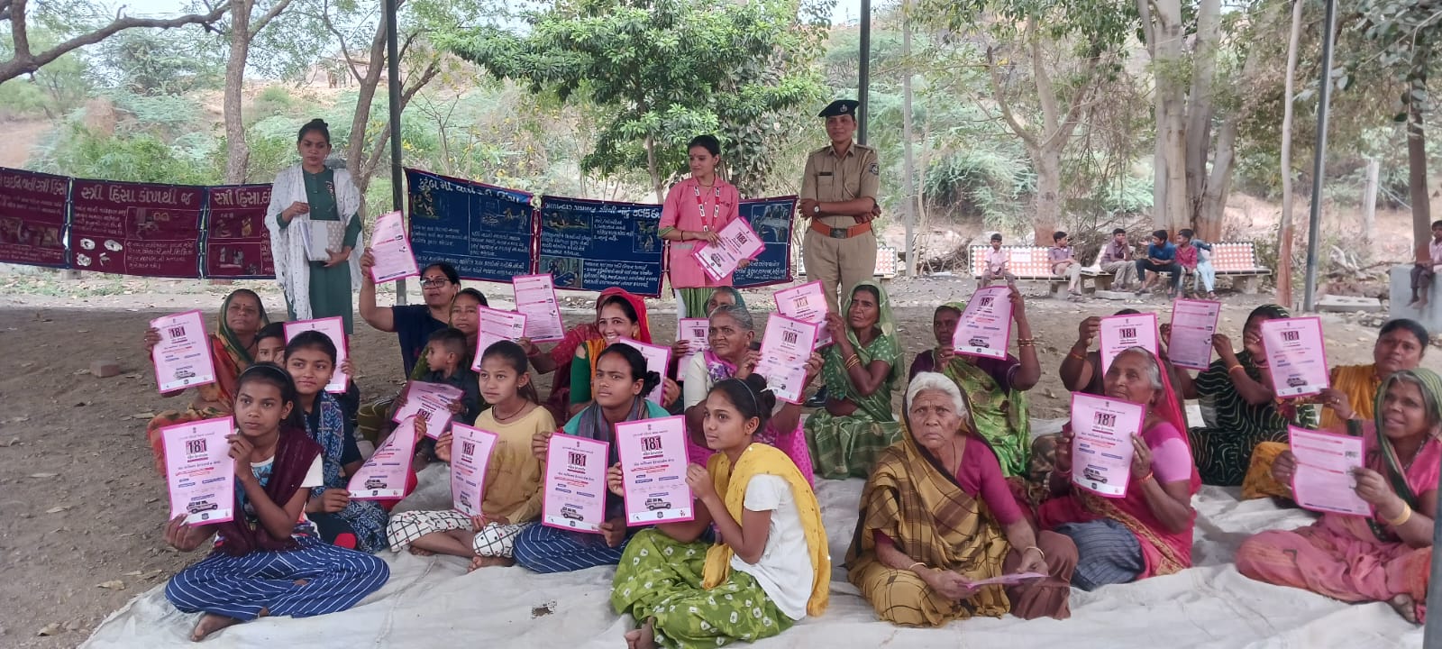 Women's Day celebration at Dhrupka village of Sihore taluka