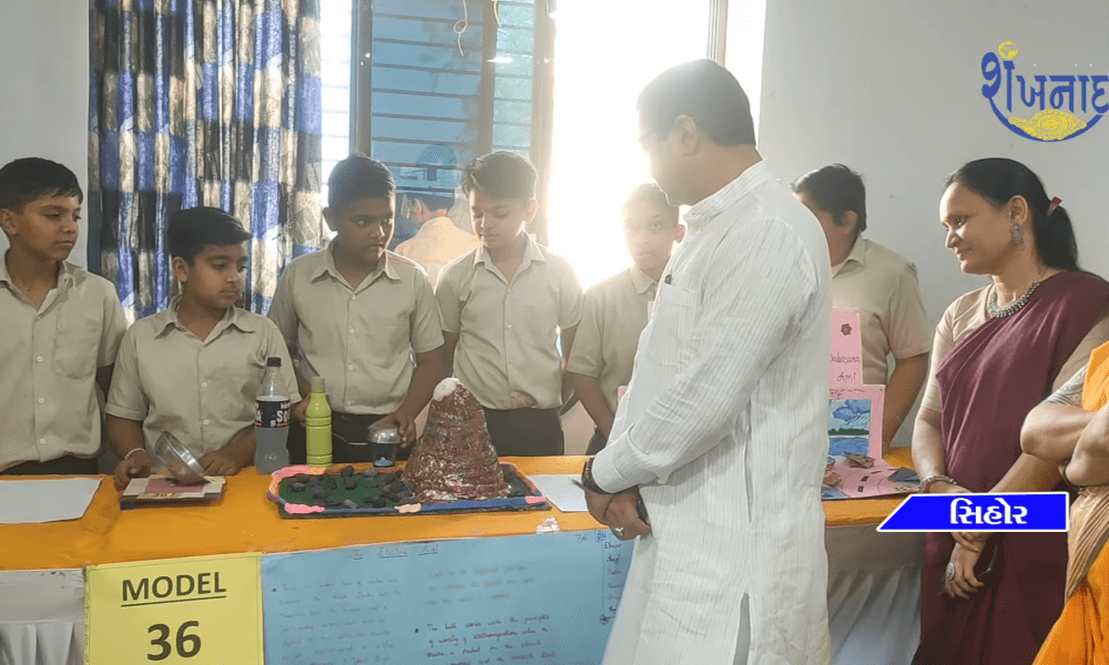 A science exhibition was held at Gnanmanjari Modern School, Sihore.