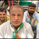Sihore Congress Aggressive Congress dharna at Ambedkar Chowk on water issue.