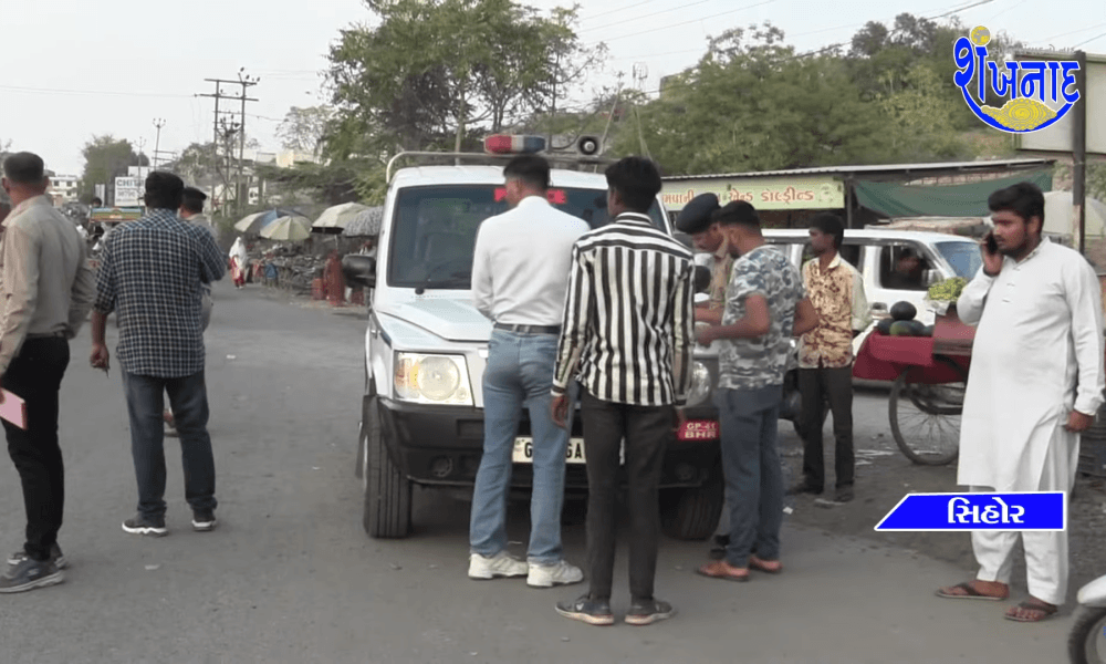 Sehore Police conducted mega traffic drive, taught people about traffic rules...
