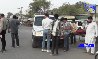 Sehore Police conducted mega traffic drive, taught people about traffic rules...