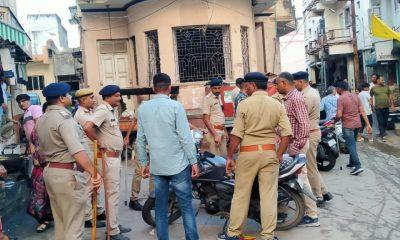 Police traffic drive in Sihore markets; Police notice to push and harass traders