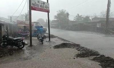 Kamosam became a season: Sihor; Heavy rain with thunder and wind in many villages of Tana area