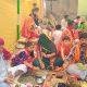 A yajna was held at the temple of Mataji of the Budhelia family in Sir village of Sihore taluk