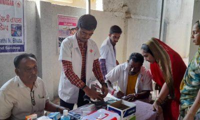 Kajavdar and Motasurka village conducted free hemoglobin and BP diabetes diagnosis camp for sisters.