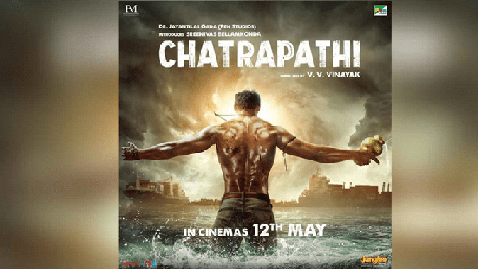 The actor's entry will be in the remake of Prabhas' film 'Chhatrapati', first poster released
