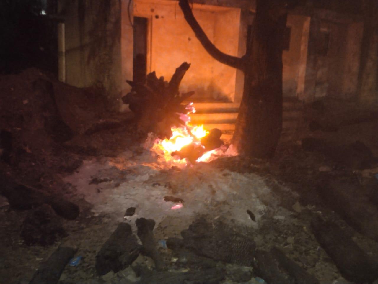 Sehore Navagundala Cemetery Cemetery Running fire - Fire convoy ran