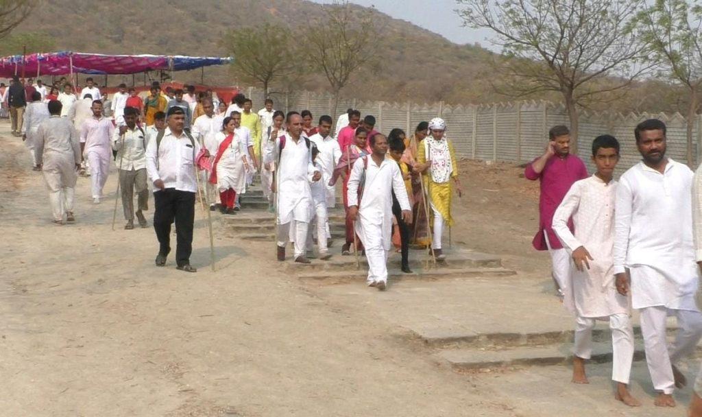 The Palitana pilgrimage area was buzzing with the celebration of Dada Adinath God; People from the Jain community from all over the country joined