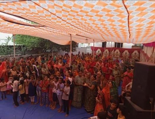 The completion of the Shivakatha at Sihor Jagdishvaranand Society