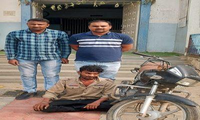 Sandeep Makwana of Sihore was arrested by the LCB police in the case of bike theft