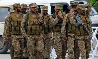 Pakistan Army killed six terrorists, seized arms and ammunition