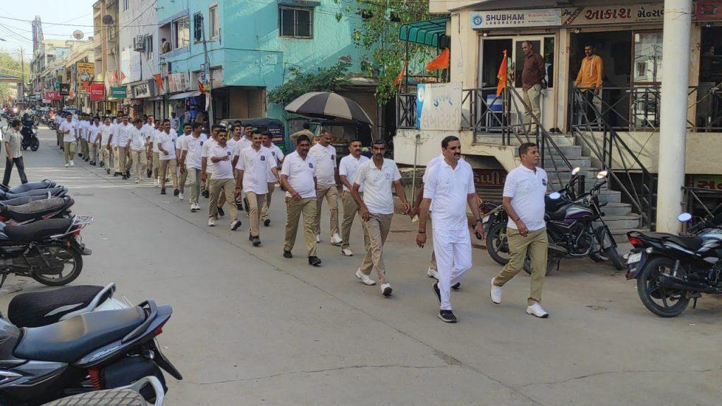 rally-held-by-police-department-under-g20-in-sihore-rally-across-the-city-again