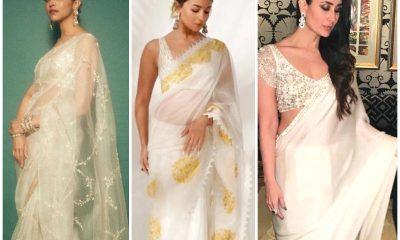 Fashion: If you want to look stylish in a white saree, then take tips from the looks of these actresses.