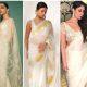 Fashion: If you want to look stylish in a white saree, then take tips from the looks of these actresses.