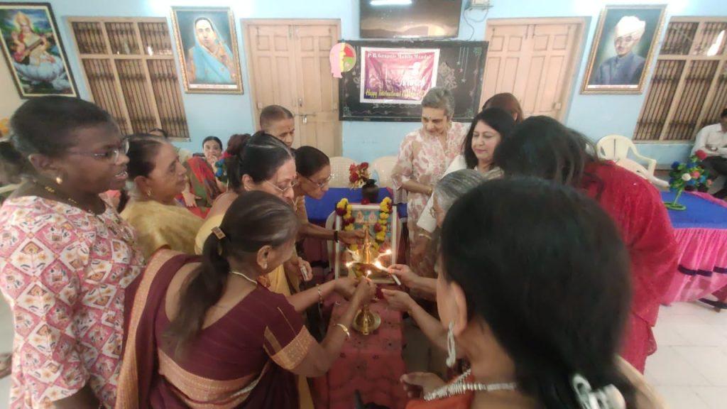 International Women's Day was celebrated by P.B.Ganapule Mahila Mandal at Sihore