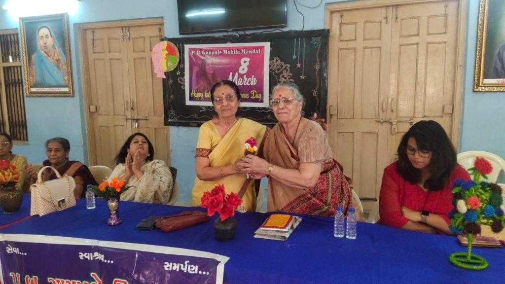 International Women's Day was celebrated by P.B.Ganapule Mahila Mandal at Sihore