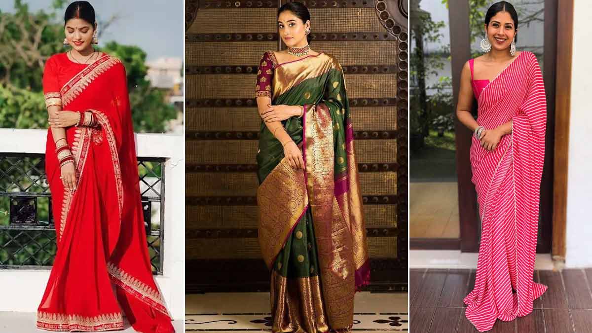 Trendy Sarees: Add these trendy sarees in silk and net to your wardrobe for a different and beautiful look.