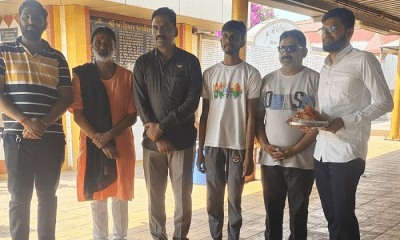 Sihor; AAP leader Alpesh Kathiria performing darshan puja of Rajpara Khodiyar temple