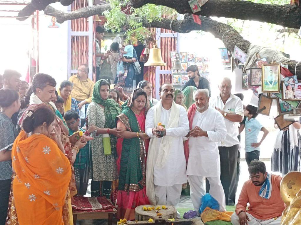 Yagya was held at the temple of Bhagwati Sihori Mataji, perched on the hill