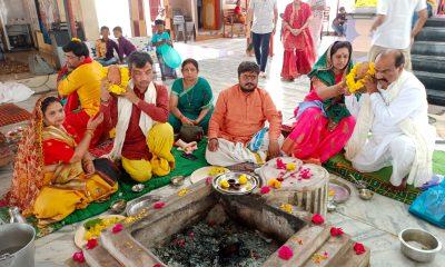 Yagya was held at the temple of Bhagwati Sihori Mataji, perched on the hill