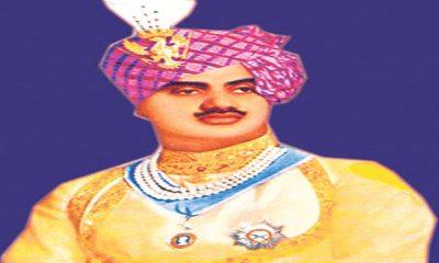 Today is the death anniversary of Rajvi Krishnakumarsinghji; Floral tributes were offered at Khambha Gram Panchayat of Sihore