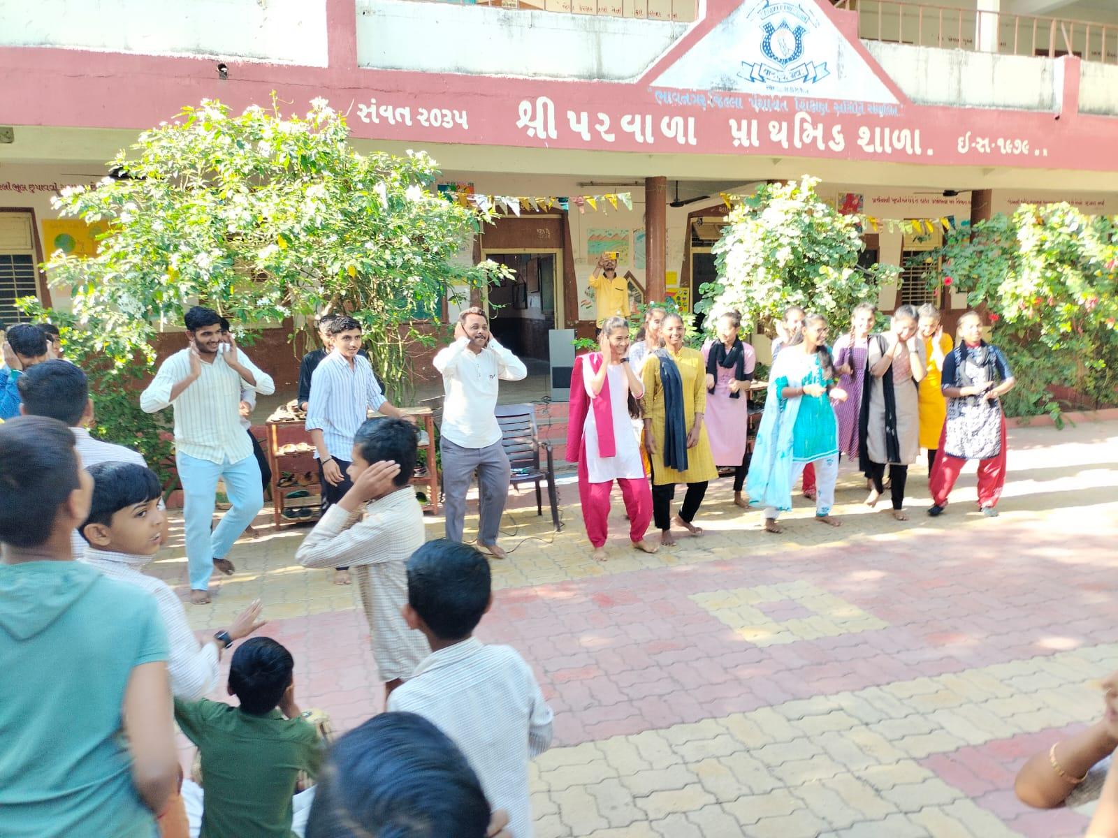 Lok Bharti Mahavidyalaya's B.R.S. A three-day camp was held for first year students