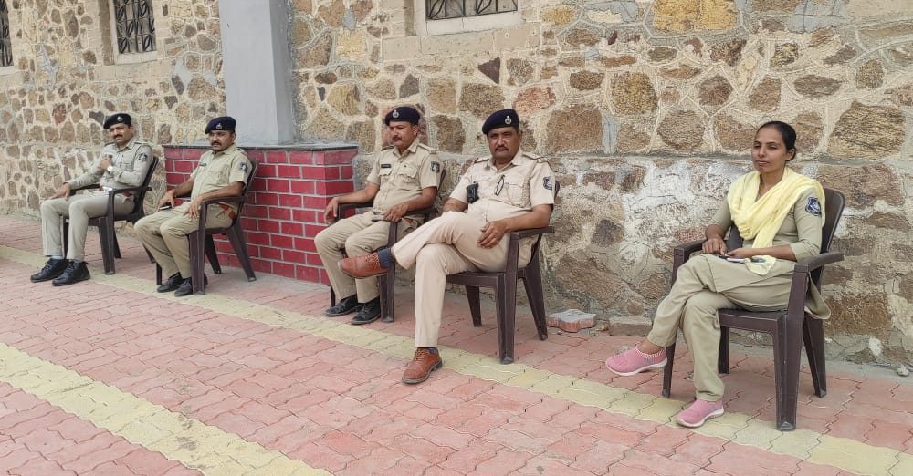 Police force ready for Junior Clerk exam tomorrow in positive atmosphere in Sihore