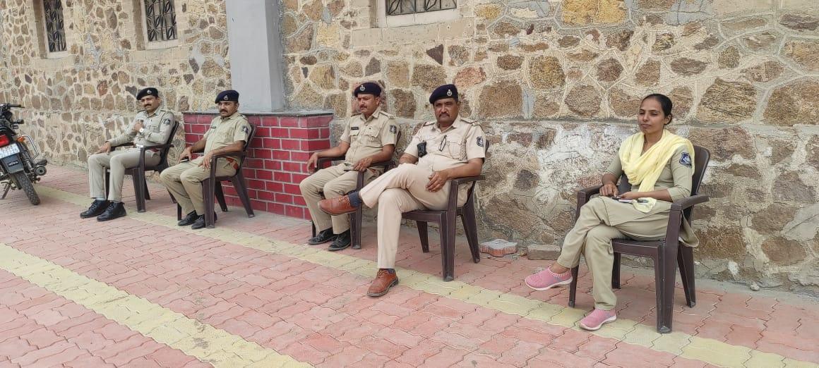 Police force ready for Junior Clerk exam tomorrow in positive atmosphere in Sihore