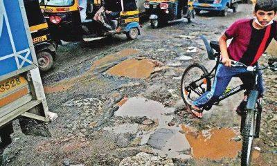 The plight of Sihore Ghangli Road poses a risk to motorists