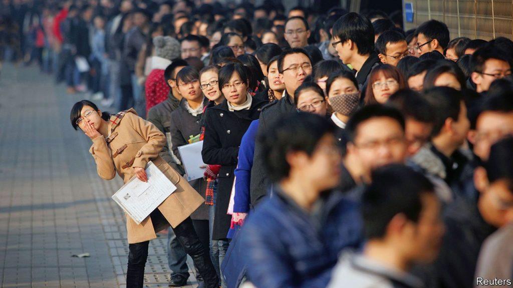Unemployment rampant in China, 20 times more applications for every recruitment