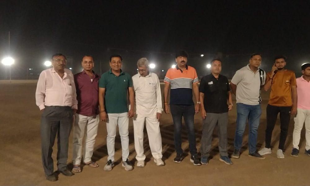 Ratri Prakash Cricket Tournament begins in Sihore; The city became cricket-like