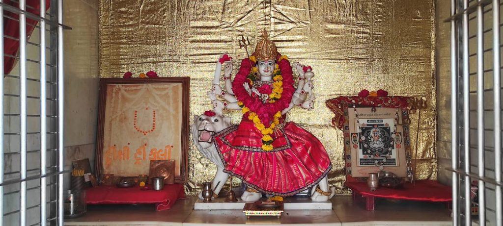 Navchandi Yajna was held at Ambaji temple at Hanumandhara in Sihore