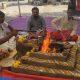 Navchandi yajna was held at Meldi Mana temple in Ramparawala, Sir village, Sihore