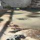 Near the Sihore Jumma Masjid, rising sewage water creates a view of the lake; The worshipers are disturbed