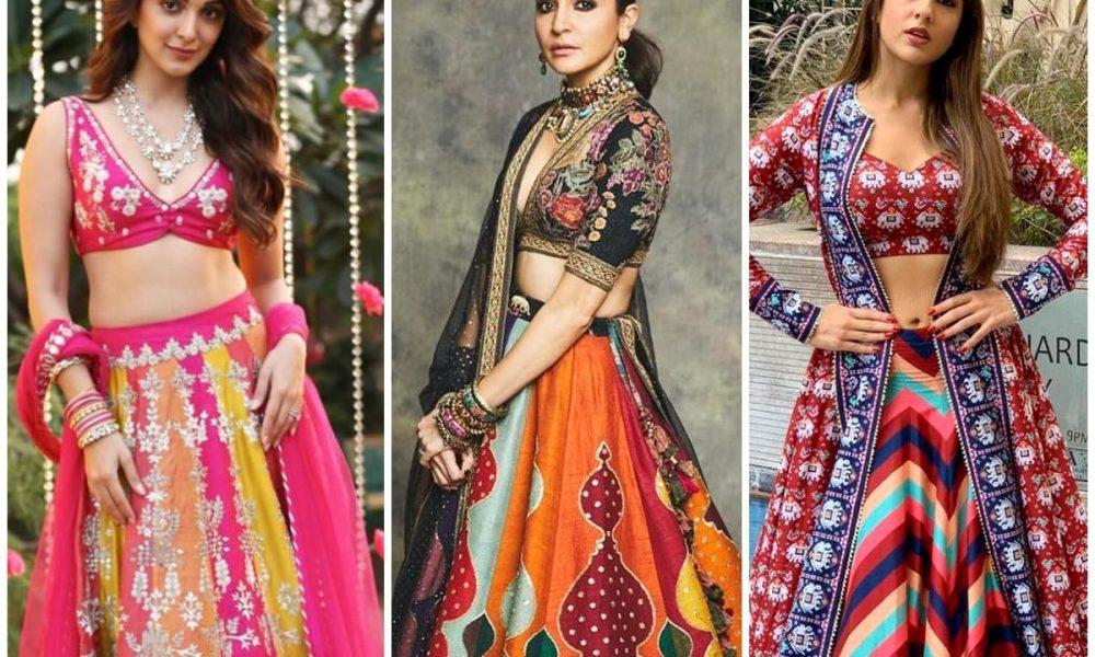 You will look amazing in a multi color lehenga, learn how to style it