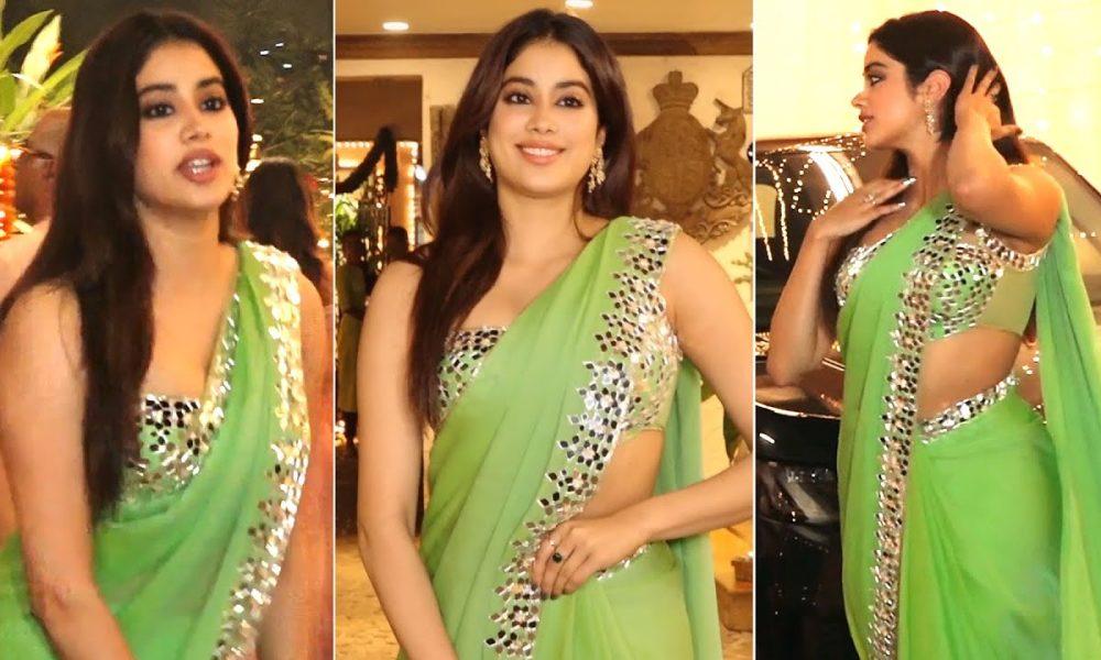 Janhvi Kapoor saree collection will give a stylish look in every occasion