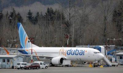 The aircraft's engine caught fire while en route to Dubai from Kathmandu airport, making a safe landing