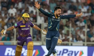 Rashid Khan scores unique century as soon as he steps into the field against KKR, Jadugar Khan's spin does wonders in IPL