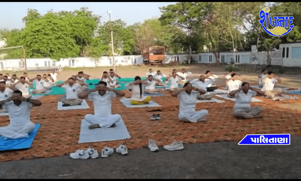 Palitana Police Yogamaya Good start for peace of mind after health facility for the people of Palitana