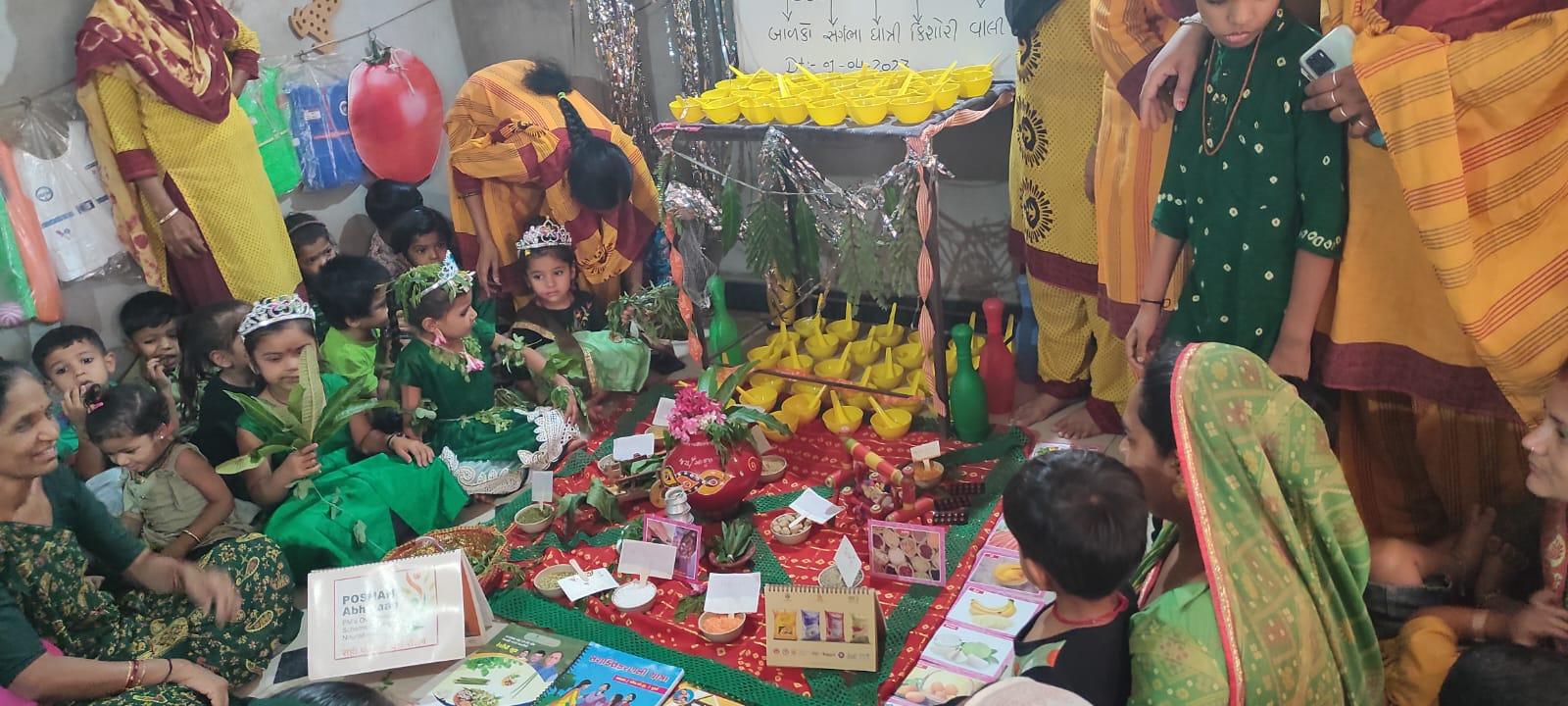 Anganwadi nutrition guidance program was held at Sihore Matileshwar Hanuman Limbadi